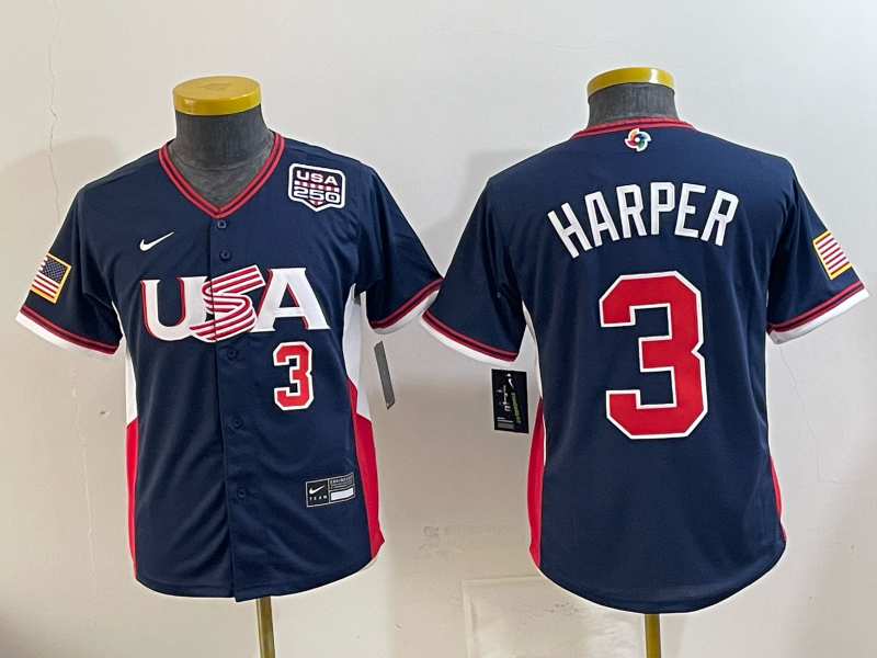 Youth 2026 MLB World Cup Nike Jersey031200109
